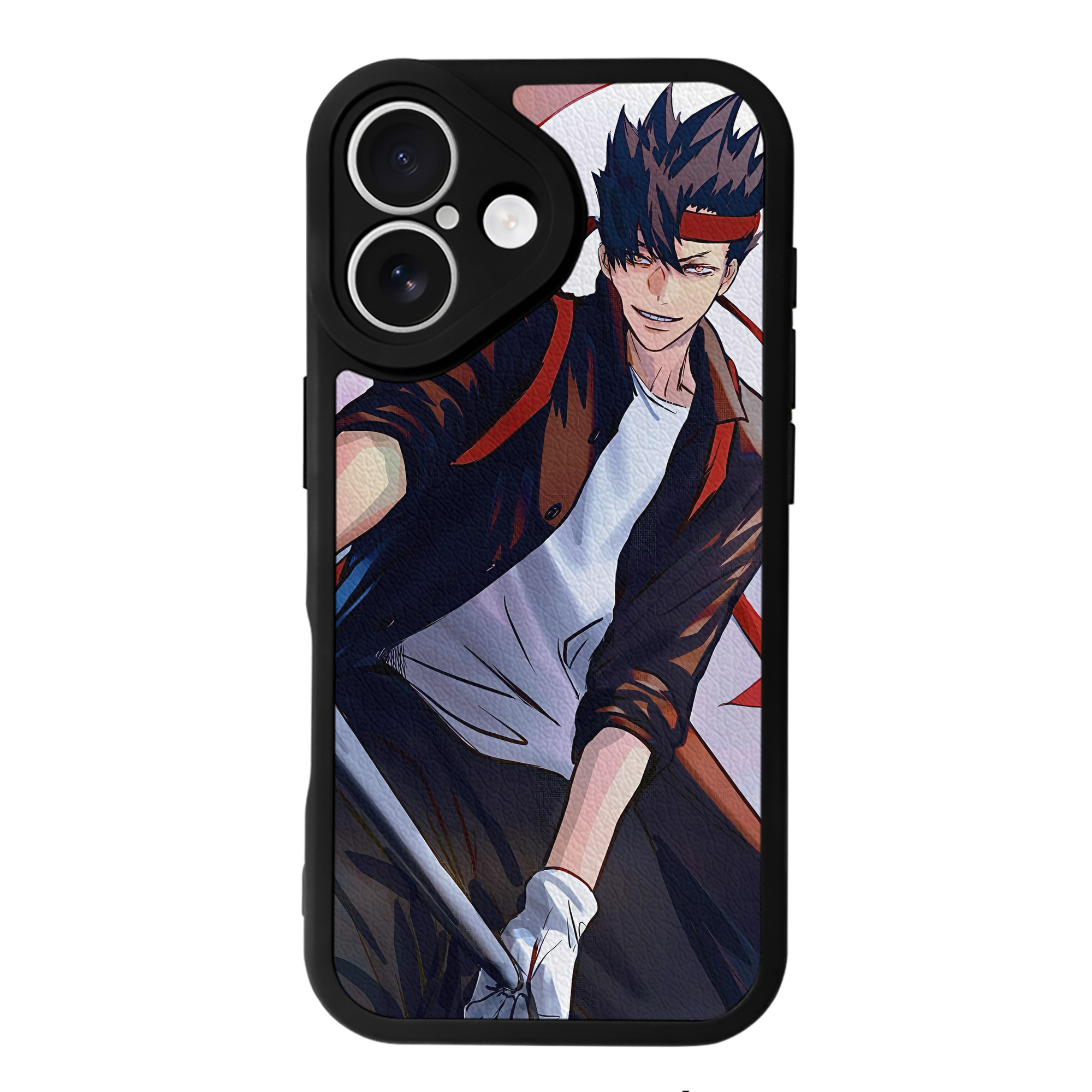 （画像用） ハイキュー!! Haikyu!! 【iPhone 16シリーズ対応】シリコンスマホケース（レザー調） 材質：シリコン